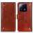 Mobigear Ranch Xiaomi 13 Hoesje Bookcase Portemonnee - Bruin