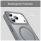 Mobigear Shockproof iPhone 17 Pro Max MagSafe Hoesje Hardcase Backcover - Grijs