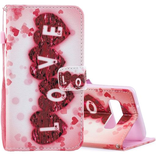 Mobigear Design Samsung Galaxy S10 Hoesje Bookcase Portemonnee - Liefde