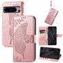 Mobigear Butterfly Google Pixel 8 Pro Hoesje Bookcase Portemonnee - Roségoud