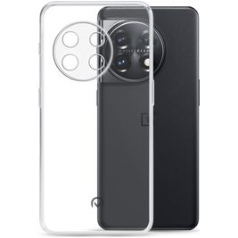 Mobilize Gelly Doorzichtig OnePlus 11 Hoesje Flexibel TPU Backcover - Transparant