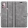Mobigear Wallet Motorola Moto G30 Hoesje Bookcase Portemonnee - Grijs
