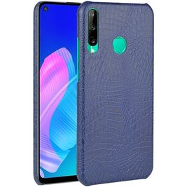 Mobigear Croco Huawei P40 Lite E Hoesje Hardcase Backcover - Blauw