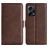 Mobigear Slim Magnet Xiaomi Redmi Note 12 Pro Plus Hoesje Bookcase Portemonnee - Bruin