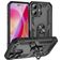 Mobigear Armor Ring iPhone 16 Hoesje Hardcase Backcover Shockproof met Ringhouder - Zwart