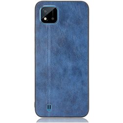 Mobigear Stitch Realme C11 (2020) Hoesje Backcover - Blauw