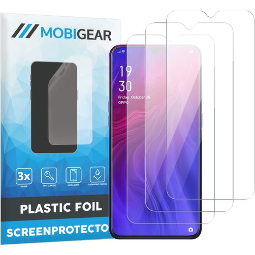 Mobigear OPPO Reno Z Screenprotector Folie - Case Friendly (3-Pack)