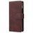 Mobigear Zipper Samsung Galaxy A71 Hoesje Bookcase Portemonnee - Bruin