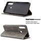 Mobigear Rhombus Slim Huawei P40 Lite E Hoesje Bookcase - Grijs
