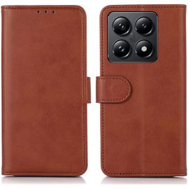 Mobigear Wallet Xiaomi 14T Hoesje Bookcase Portemonnee - Bruin