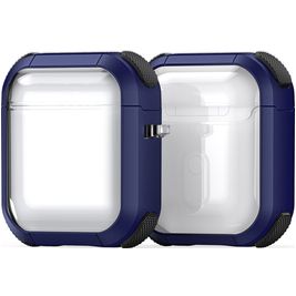 Mobigear Shockproof Apple AirPods 2 Hardcase Hoesje - Donkerblauw