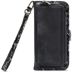 Mobilize Magnet Zipper iPhone 13 Mini Hoesje Uitneembare 2in1 Bookcase Portemonnee - Zwart