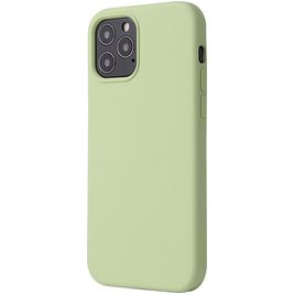Mobigear Rubber Touch iPhone 12 Siliconen Hoesje Backcover - Groen