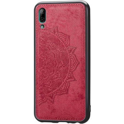 Mobigear Mandala Huawei Y7 Pro (2019) Hoesje Hardcase Backcover - Rood