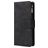 Mobigear Zipper Samsung Galaxy A51 Hoesje Bookcase Portemonnee - Zwart