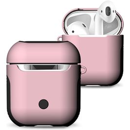 Mobigear Frosted Apple AirPods 1 Hardcase Hoesje - Roze
