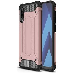 Mobigear Outdoor Samsung Galaxy A50 Hoesje Hardcase Backcover Shockproof - Roségoud