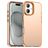Mobigear Crystal iPhone 17 Hoesje Hardcase Backcover - Oranje