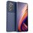 Mobigear Groove Motorola Edge 30 Pro Hoesje Flexibel TPU Backcover - Blauw