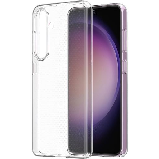 Mobigear Basics Doorzichtig Samsung Galaxy S24 Hoesje Flexibel TPU Backcover - Transparant