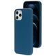 Mobiparts iPhone 12 Siliconen Hoesje Backcover - Blueberry Blue