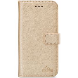 My Style Flex Wallet Samsung Galaxy A42 Hoesje Bookcase Portemonnee - Goud