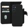 Mobiparts Samsung Galaxy A25 Hoesje Echt Leer Uitneembare 2in1 Bookcase Portemonnee - Zwart