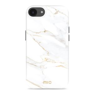 MIO iPhone 17e MagSafe Hoesje Hardcase Backcover - White Marble