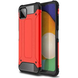 Mobigear Outdoor Samsung Galaxy A22 5G Hoesje Hardcase Backcover Shockproof - Rood