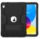 Mobigear ShieldStand iPad 10 (2022) Hoes Hard Kunststof,Siliconen Backcover + Standaard - Zwart