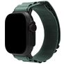 Mobilize Alpine Nylon Apple Watch Bandje Gespsluiting - 49/46/45/44 mm - Groen