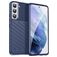 Mobigear Groove Samsung Galaxy S23 Hoesje Flexibel TPU Backcover - Blauw