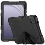 Xccess Survivor Essential Samsung Galaxy Tab A9 (2023) Hoes Hard Kunststof,Siliconen Backcover + Standaard - Zwart