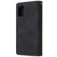Mobigear Zipper Samsung Galaxy A41 Hoesje Bookcase Portemonnee - Zwart