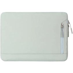 Mobigear Dual Zip Laptop Sleeve 15 - 16 inch Laptophoes - Groen
