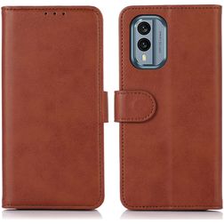 Mobigear Wallet Nokia X30 Hoesje Bookcase Portemonnee - Bruin