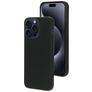 Mobiparts iPhone 15 Pro Max Siliconen Hoesje Backcover - Zwart