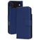 Mobiparts Wallet iPhone Air MagSafe Hoesje Echt Leer Bookcase Portemonnee - Blauw