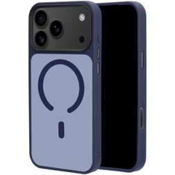 Mobiparts Hardcover iPhone 18 Pro Max MagSafe Hoesje Hardcase Backcover - Satin Blue