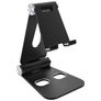 Mobiparts Metal Telefoon Standaard - M - Zwart