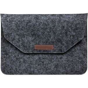 Mobigear Envelope Vilt Laptop Sleeve (max 25 cm x 37 cm) Laptop hoes - Zwart