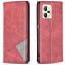 Mobigear Rhombus Slim Realme C35 Hoesje Bookcase - Rood