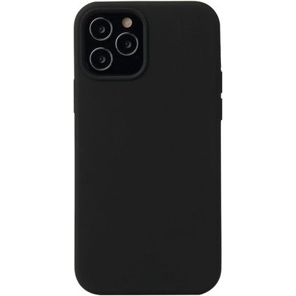 Mobigear Rubber Touch iPhone 13 Pro Siliconen Hoesje Backcover - Zwart