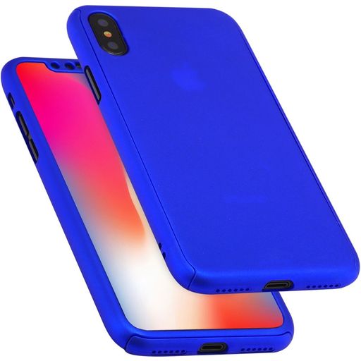 Mobigear TriGuard iPhone XS Max Hoesje Hardcase Backcover - Blauw