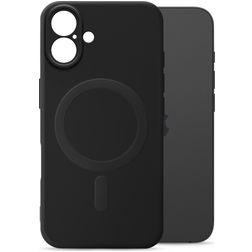 My Style Protective Flex iPhone 16 Plus MagSafe Hoesje Flexibel TPU Backcover - Zwart