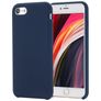 Mobigear Rubber Touch iPhone 7 Siliconen Hoesje Backcover - Donkerblauw