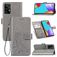 Mobigear Clover Samsung Galaxy A52 Hoesje Bookcase Portemonnee - Grijs