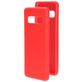 Mobiparts Samsung Galaxy S10 Siliconen Hoesje Backcover - Scarlet Red