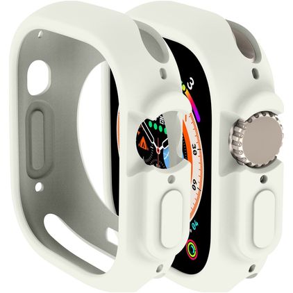 Mobigear Colors Apple Watch Ultra - 49 mm Hardcase Hoesje - Grijs