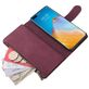 Mobigear Zipper Huawei P40 Pro Hoesje Bookcase Portemonnee - Rood